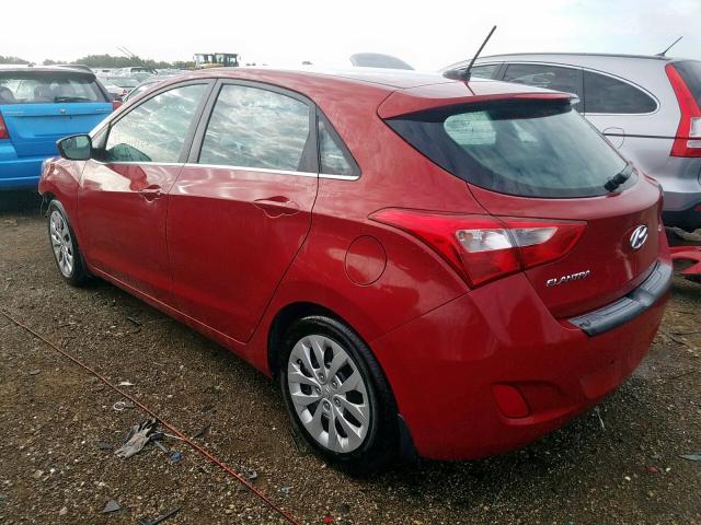 KMHD35LH4GU293746 - 2016 HYUNDAI ELANTRA GT RED photo 3