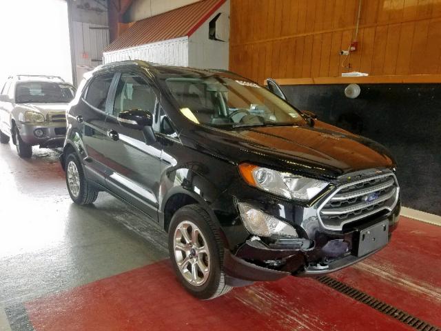 MAJ6P1UL1JC182734 - 2018 FORD ECOSPORT S BLACK photo 1