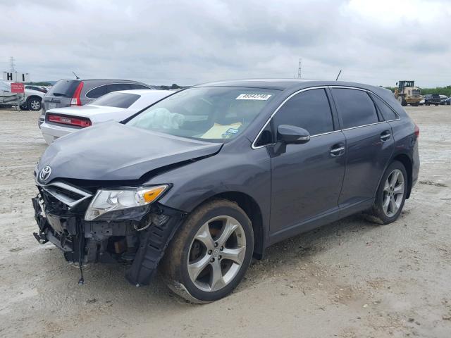 4T3ZK3BB7FU074425 - 2015 TOYOTA VENZA LE GRAY photo 2