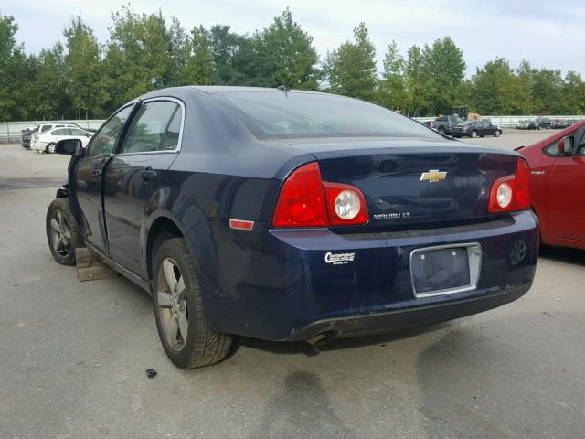 1G1ZC5E1XBF269564 - 2011 CHEVROLET MALIBU 1LT BLUE photo 3