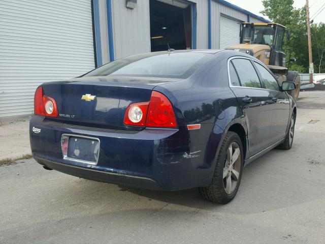 1G1ZC5E1XBF269564 - 2011 CHEVROLET MALIBU 1LT BLUE photo 4