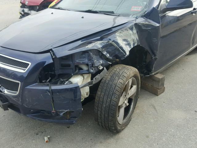 1G1ZC5E1XBF269564 - 2011 CHEVROLET MALIBU 1LT BLUE photo 9