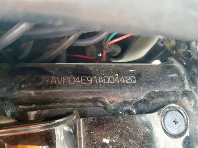 JYAVP04E91A004420 - 2001 YAMAHA XVZ13 TF GRAY photo 10