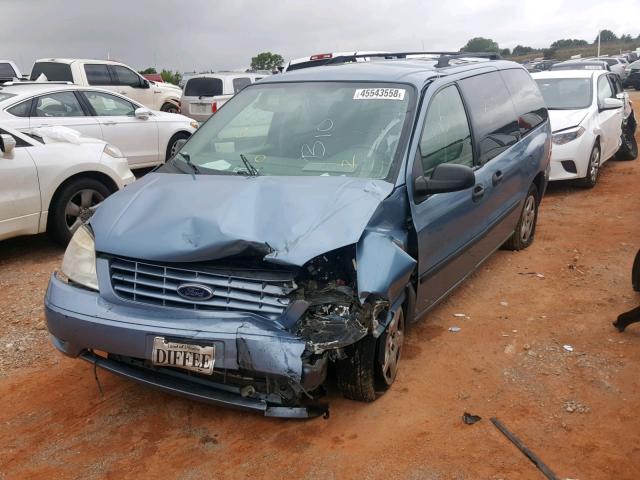 2FMZA51697BA05707 - 2007 FORD FREESTAR S BLUE photo 2