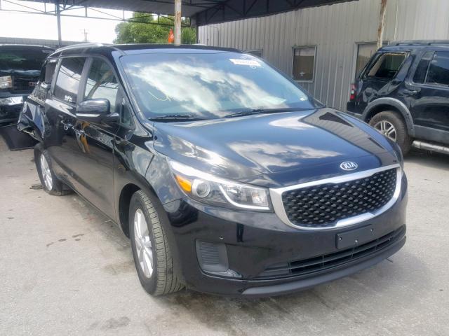 KNDMB5C17J6357848 - 2018 KIA SEDONA LX BLACK photo 1