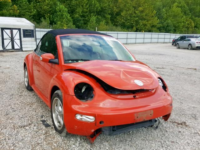 3VWCK21Y23M319728 - 2003 VOLKSWAGEN NEW BEETLE ნარინჯისფერი ფოტო 1