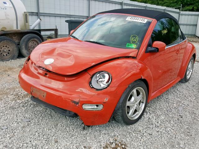 3VWCK21Y23M319728 - 2003 VOLKSWAGEN NEW BEETLE ნარინჯისფერი ფოტო 9