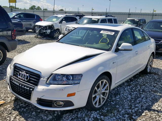 WAUFGAFB5BN043319 - 2011 AUDI A6 PREMIUM WHITE photo 2