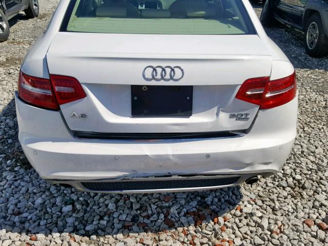 WAUFGAFB5BN043319 - 2011 AUDI A6 PREMIUM WHITE photo 9