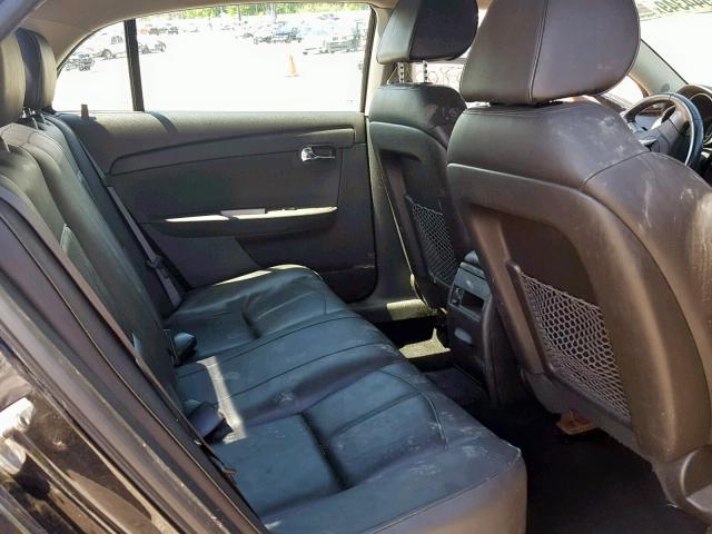 1G1ZE5EB0AF144607 - 2010 CHEVROLET MALIBU LTZ შავი ფოტო 6