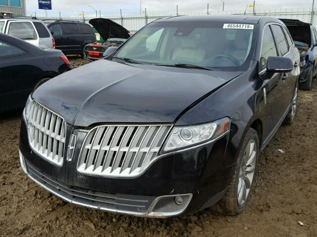 2LMHJ5ARXABJ50014 - 2010 LINCOLN MKT BLACK photo 2