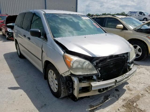 5FNRL38289B044462 - 2009 HONDA ODYSSEY LX SILVER photo 1