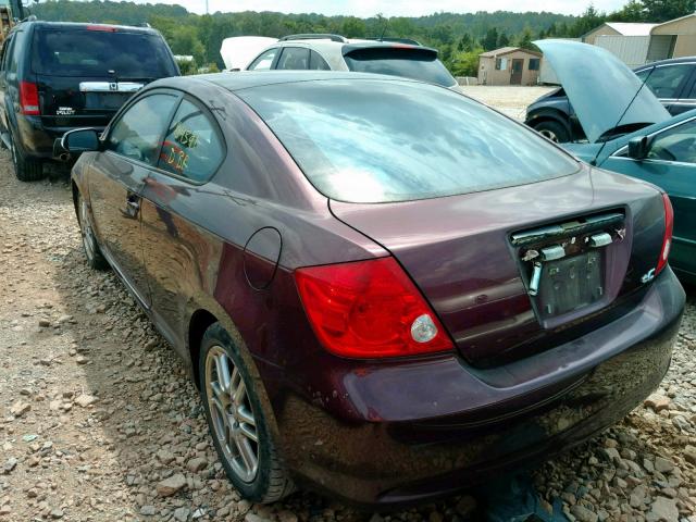 JTKDE177870178012 - 2007 TOYOTA SCION TC ბურგუნდია ფოტო 3