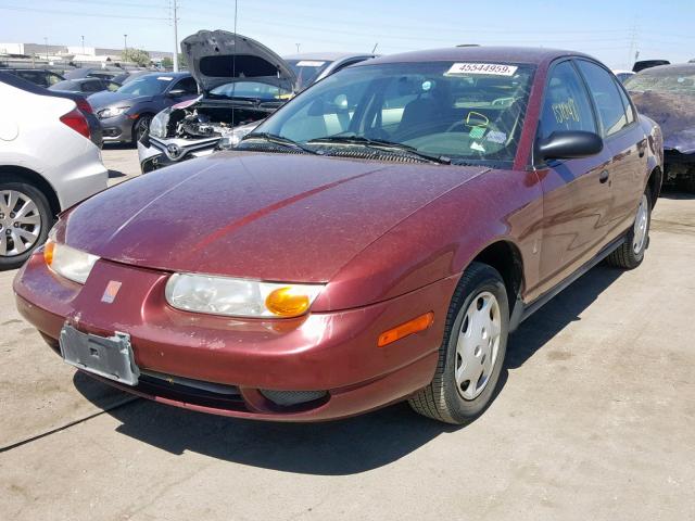 1G8ZH528X2Z181827 - 2002 SATURN SL1 MAROON photo 2