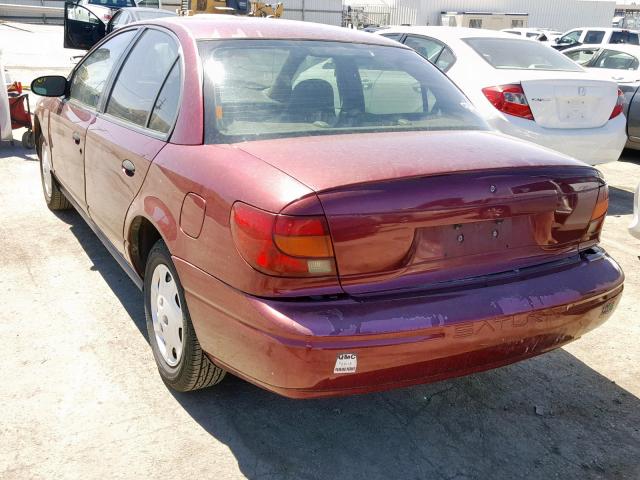 1G8ZH528X2Z181827 - 2002 SATURN SL1 MAROON photo 3