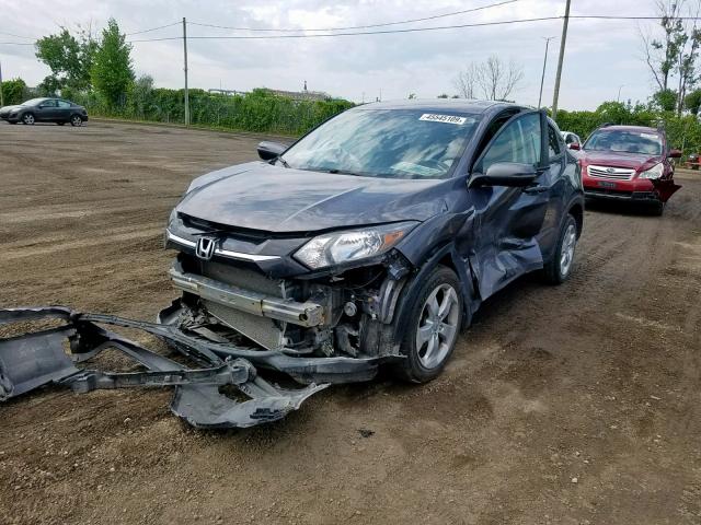 3CZRU6H55GM109943 - 2016 HONDA HR-V EX CHARCOAL photo 2