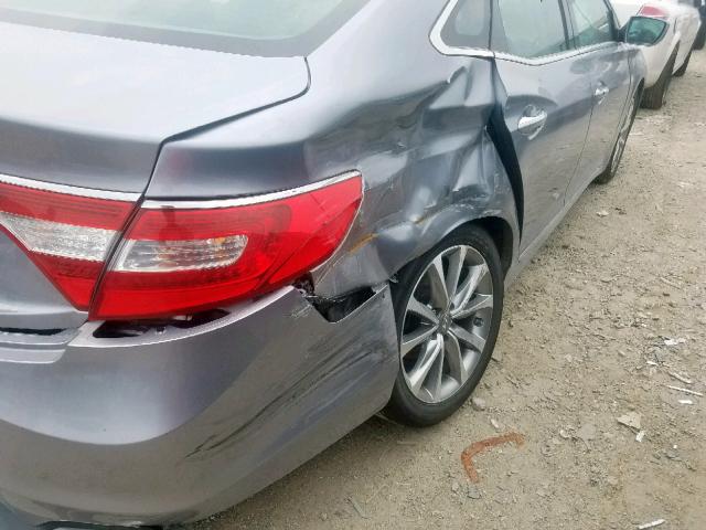 KMHFG4JG3FA447915 - 2015 HYUNDAI AZERA GRAY photo 9