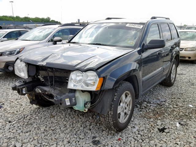 1J4GR48K35C640446 - 2005 JEEP GRAND CHER BLACK photo 2