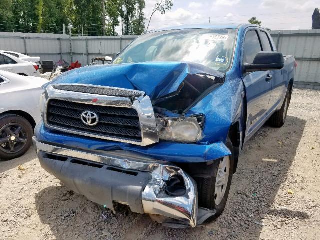 5TFRV54148X069687 - 2008 TOYOTA TUNDRA DOU BLUE photo 2