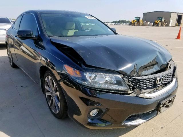 1HGCT2B86FA002648 - 2015 HONDA ACCORD EXL BLACK photo 1