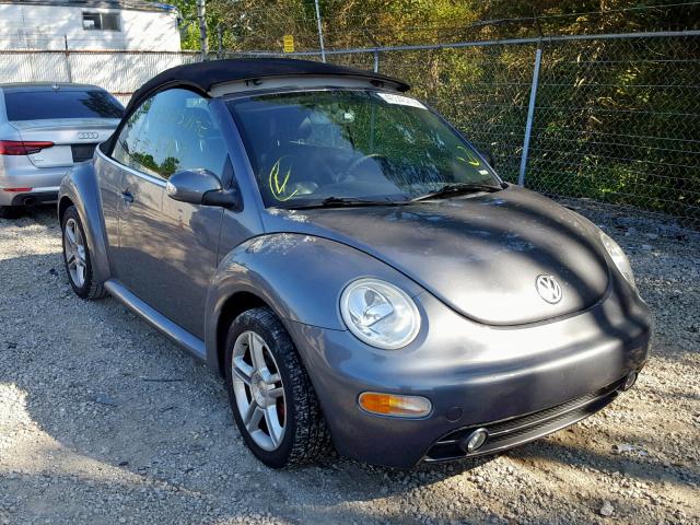 3VWCD31Y15M354859 - 2005 VOLKSWAGEN NEW BEETLE ნაცრისფერი ფოტო 1