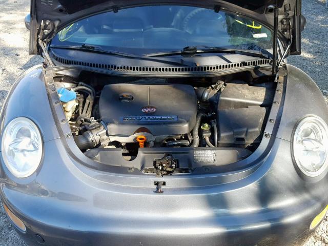 3VWCD31Y15M354859 - 2005 VOLKSWAGEN NEW BEETLE ნაცრისფერი ფოტო 7