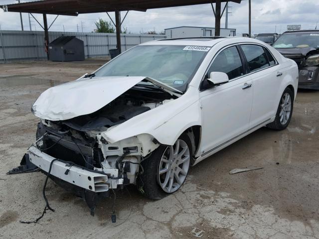 1G1ZK57778F254582 - 2008 CHEVROLET MALIBU LTZ WHITE photo 2