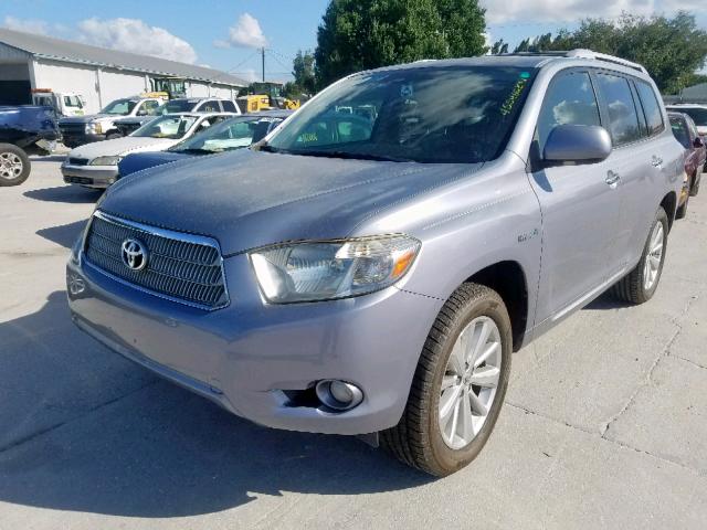 JTEJW3EH3A2047642 - 2010 TOYOTA HIGHLANDER GRAY photo 2