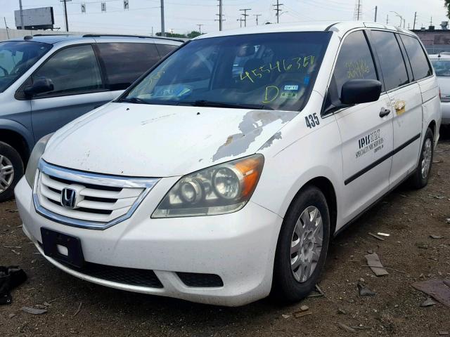 5FNRL38208B031591 - 2006 HONDA ODYSSEY LX WHITE photo 2