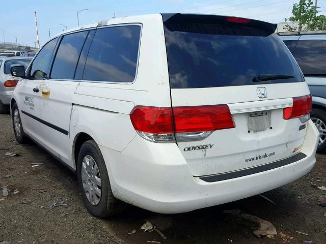 5FNRL38208B031591 - 2006 HONDA ODYSSEY LX WHITE photo 3