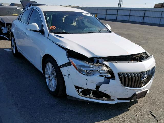 2G4GK5EX0G9181074 - 2016 BUICK REGAL WHITE photo 1