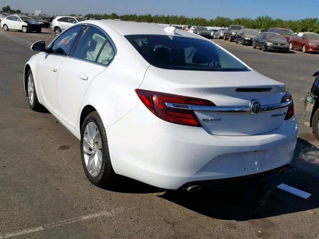 2G4GK5EX0G9181074 - 2016 BUICK REGAL WHITE photo 3