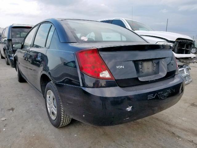1G8AG52F85Z117515 - 2005 SATURN ION LEVEL BLACK photo 3