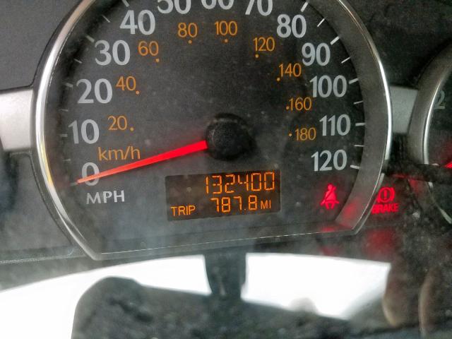 1G8AG52F85Z117515 - 2005 SATURN ION LEVEL BLACK photo 8