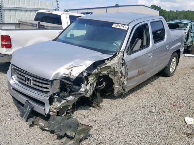 5FPYK1F40CB454761 - 2012 HONDA RIDGELINE SILVER photo 2