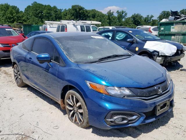 2HGFG3B08FH528458 - 2015 HONDA CIVIC EXL 蓝色 照片 1