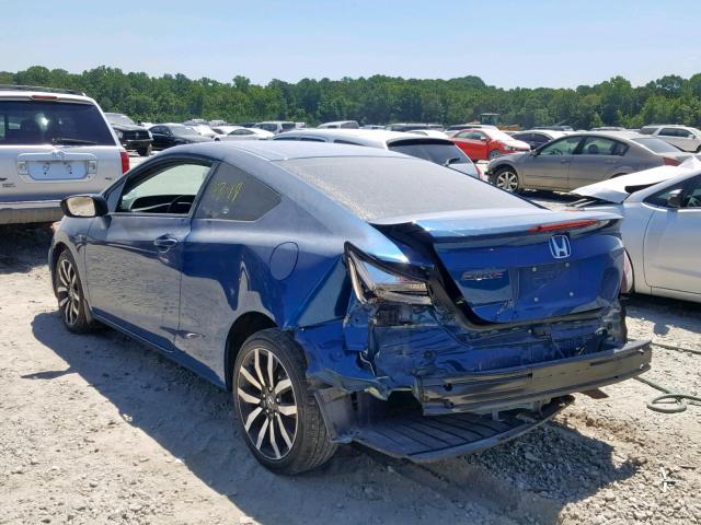 2HGFG3B08FH528458 - 2015 HONDA CIVIC EXL 蓝色 照片 3