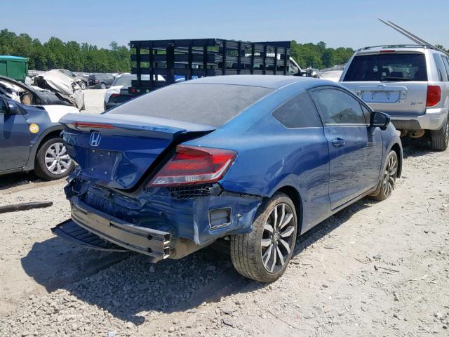 2HGFG3B08FH528458 - 2015 HONDA CIVIC EXL 蓝色 照片 4