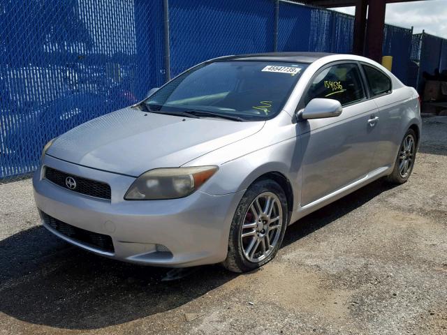 JTKDE177270179060 - 2007 TOYOTA SCION TC ვერცხლისფერი ფოტო 2