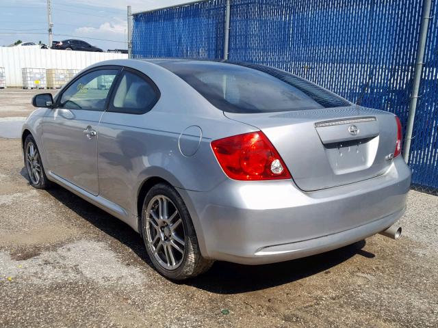 JTKDE177270179060 - 2007 TOYOTA SCION TC ვერცხლისფერი ფოტო 3