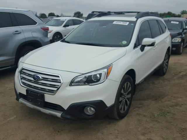 4S4BSENC7H3272490 - 2017 SUBARU OUTBACK 3. WHITE photo 2