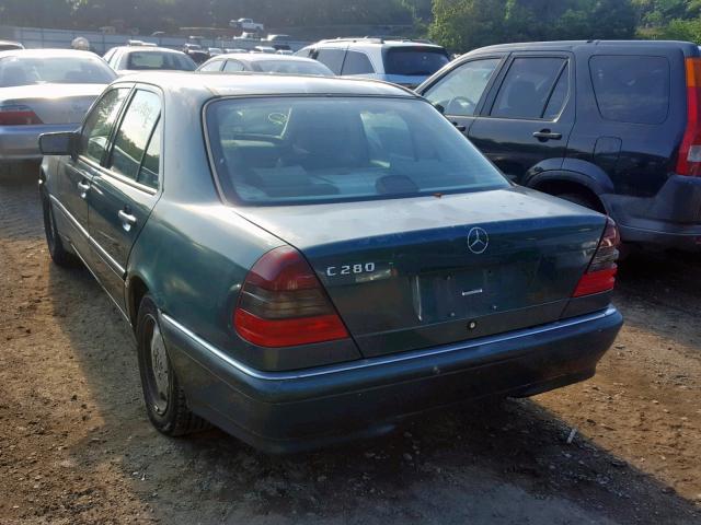 WDBHA29G1XA699010 - 1999 MERCEDES-BENZ C 280 GREEN photo 3