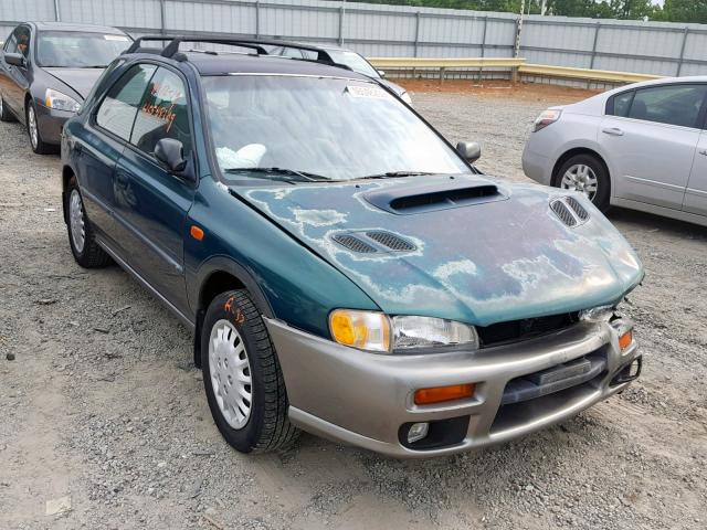 JF1GF4854WH814611 - 1998 SUBARU IMPREZA OU GREEN photo 1