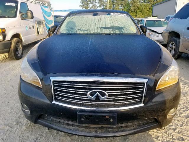 JN1BY1AP0BM321571 - 2011 INFINITI M37 BLACK photo 9