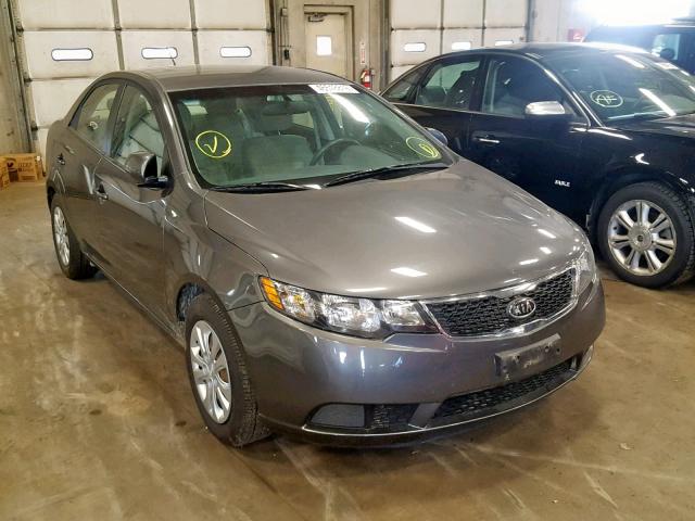 KNAFU4A2XD5734558 - 2013 KIA FORTE EX SILVER photo 1