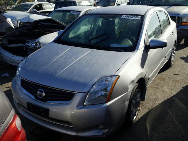 3N1AB6AP8BL671163 - 2011 NISSAN SENTRA 2.0 SILVER photo 2