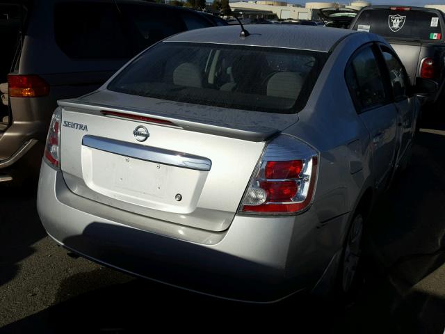 3N1AB6AP8BL671163 - 2011 NISSAN SENTRA 2.0 SILVER photo 4