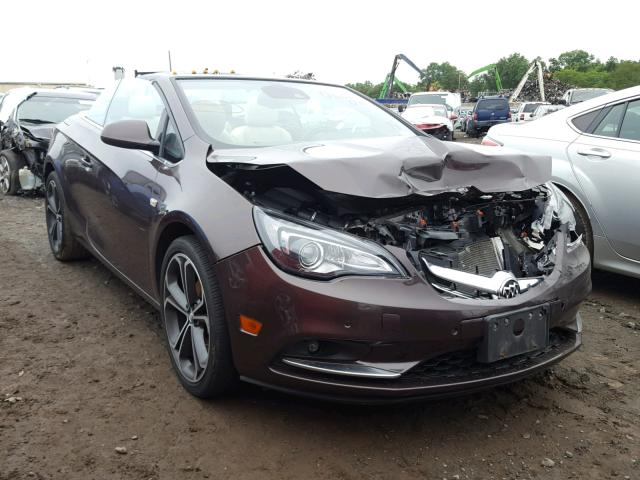 W04WT3N5XGG114719 - 2016 BUICK CASCADA PR BURGUNDY photo 1