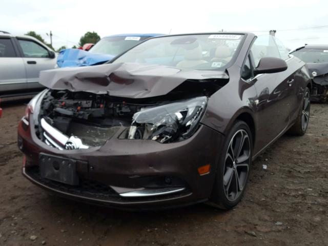 W04WT3N5XGG114719 - 2016 BUICK CASCADA PR BURGUNDY photo 2