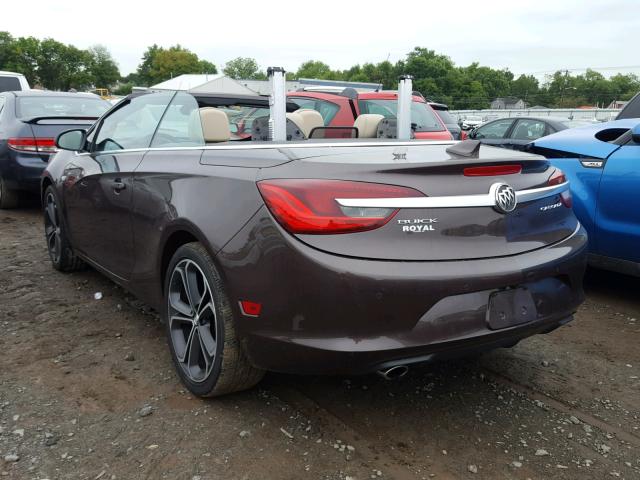 W04WT3N5XGG114719 - 2016 BUICK CASCADA PR BURGUNDY photo 3